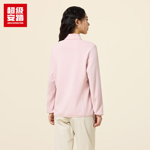 超级安踏抓绒运动外套女士秋季户外保暖多口袋内搭外穿夹克上衣162546701U 商品图1