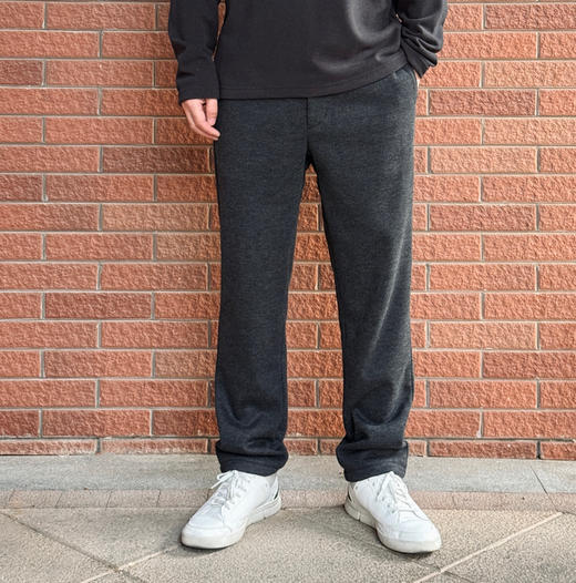 25秋冬--热熔岩一条过冬 | 男士醋酸羊绒加绒毛呢休闲裤 断码清仓不退换。 商品图5