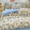 【秋冬季新款印花牛奶绒四件套】卡通风加厚保暖床单四件套 商品缩略图1