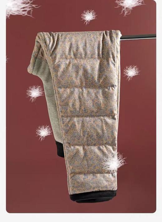 【五只白鹅】女士三粒扣八防鹅绒裤防水防寒防污冬季高腰外穿加绒加厚保暖裤9288 商品图2