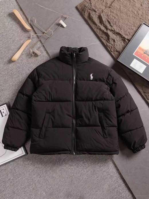 D111950黑色百搭立领设计日常通勤羽绒棉服 商品图0