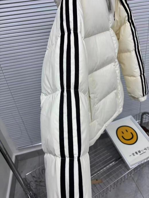 D111974日系纯色系列三道杠基础款情侣羽绒服 商品图11