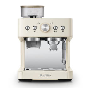 Barsetto/百胜图01C冷热双萃咖啡机家用小型意式全半自动研磨豆一体奶泡机