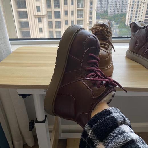 D111903卡皮巴拉丑萌款皮毛一体雪地靴加厚防水轻便保暖厚底休闲鞋 商品图13