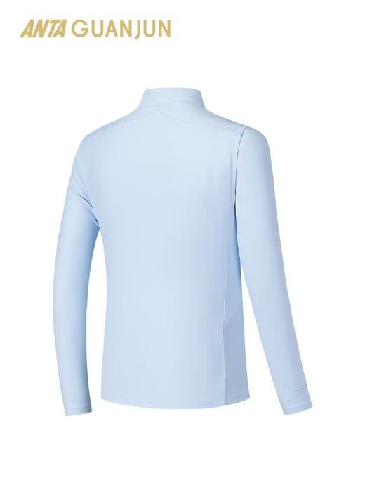 安踏冠军全天候系列半拉链长袖T恤女士秋冬加绒立领上衣162540401 商品图2