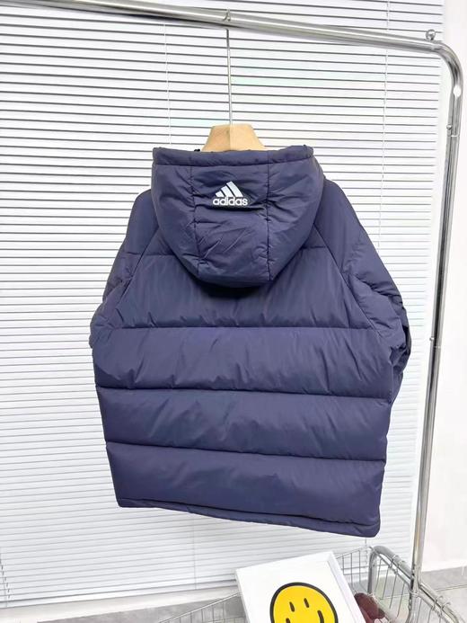 D111974日系纯色系列三道杠基础款情侣羽绒服 商品图4