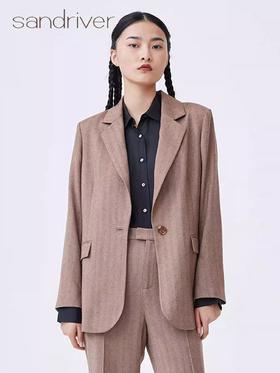 人字纹羊绒女西服  SJF93W364A