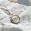 Oflye潮流饰品  双C项链女潮长款时尚毛衣链复古气质小香风吊坠网红衣服配饰项链 商品缩略图3