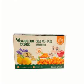 优贝加果汁畅享装1*10袋装1kg（100g*10袋）