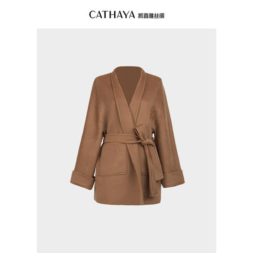 凯喜雅中长款大衣 商品图0