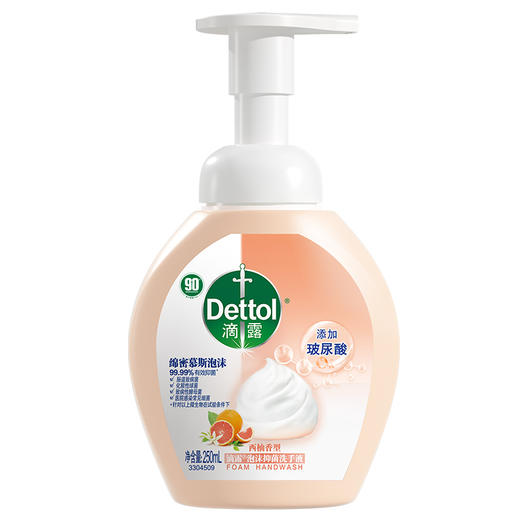 滴露泡沫抑菌洗手液西柚香型250ml 商品图1