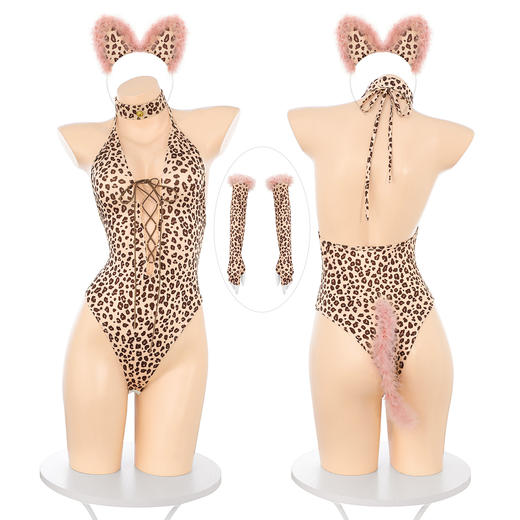 【情趣内衣】霏慕 风情小豹娘恋爱攻速套装6317 商品图9