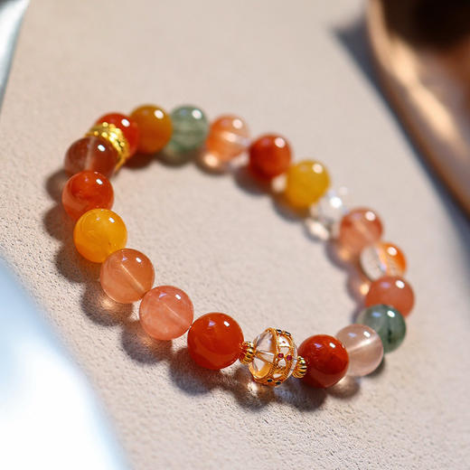 天然彩彩兔毛水晶手串 CR 商品图2