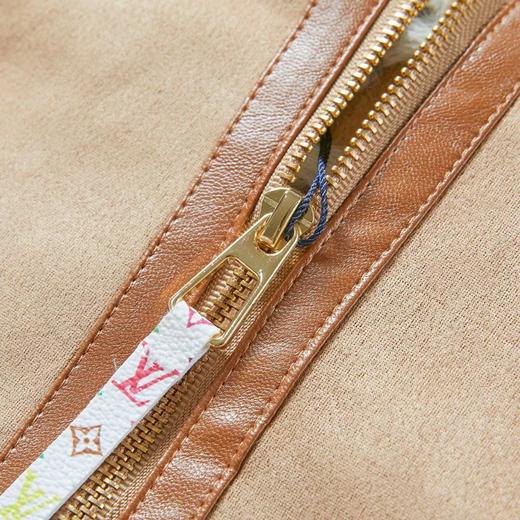 D111946麂皮绒复合内里小兔毛情侣高领加绒加棉外套 商品图12