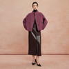 QH920斯尔丽2025新款廓形大方宽松显瘦小个子双面羊毛短款女式大衣 商品缩略图3