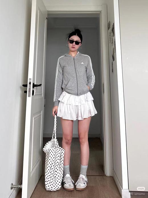 D111961万针刺绣两侧三条杠万针刺绣logo连帽卫衣外套 商品图8