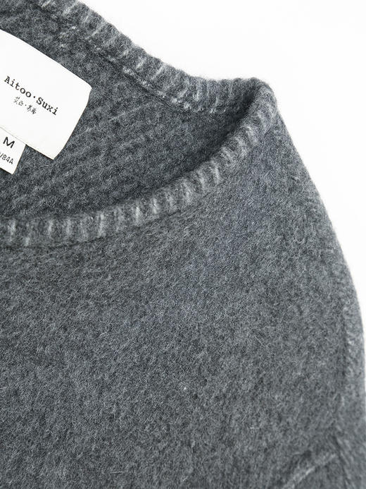 2025 秋冬新款双面呢大衣 经典版型显瘦中长款 高端羊毛混纺气质毛呢外套 商品图2