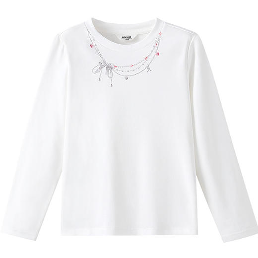 【实体店同款】女童长袖针织衫秋季新款安奈儿童装AG531443 商品图5