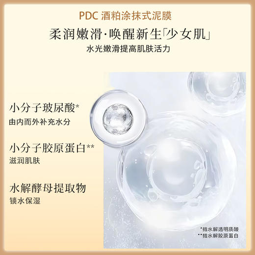 PDC酒粕面膜涂抹式泥膜美白提亮肤色改善暗沉 170g【BS】 商品图4