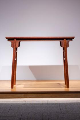 红桥红  家具严选  缅甸花梨（大果紫檀）【108 一块玉刀牙 平头案】