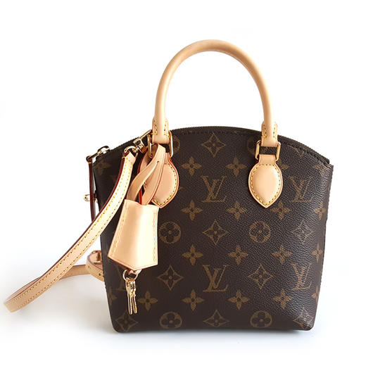 【98新】LV路易威登Lockit BB手袋M12019老花Lockit BB手提单肩包女士131125NJS06 商品图0