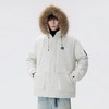 D111927羽绒棉服貉子毛连帽派克棉衣外套男女同款 商品缩略图8