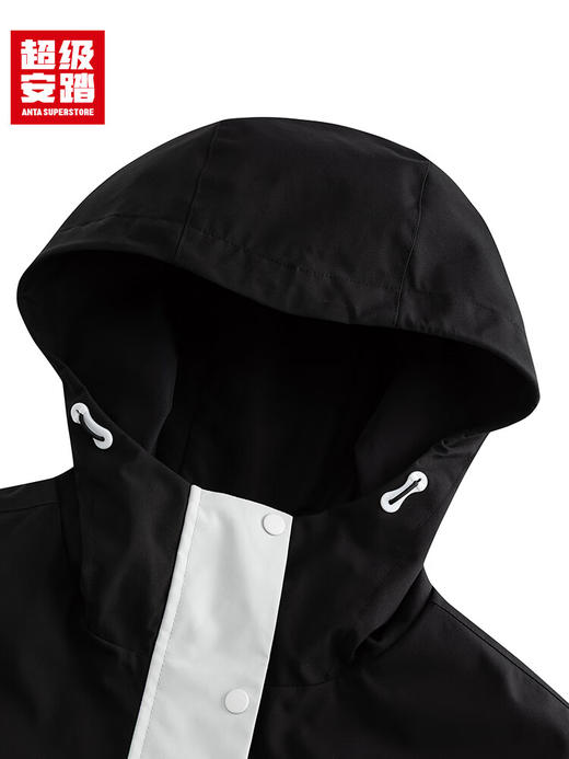 超级安踏户外抓绒两件套女秋冬保暖防泼水徒步通勤运动夹克外套162546610U 商品图4