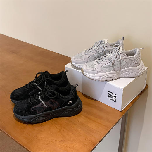 【🔥速来】【*乐源头代工厂】1：1还原❗❗原设计师！闭眼入百搭款老爹鞋~显腿长神奇，4.5cm增高鞋后跟！火星1代2代💥EVA发泡大底，鞋垫防臭抗菌~ 商品图1