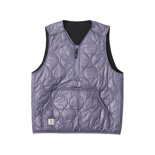 吃茶去chichaqu25秋冬新雪丽3M轻型保暖无领内胆棉服双面穿绗缝 商品图4