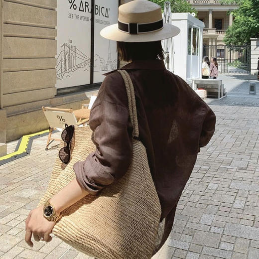 凡戴克棕棉麻天丝衬衫 | 冬天穿「凡戴克棕」衬衫，真显白！【3-5天发货，周末顺延】 商品图5