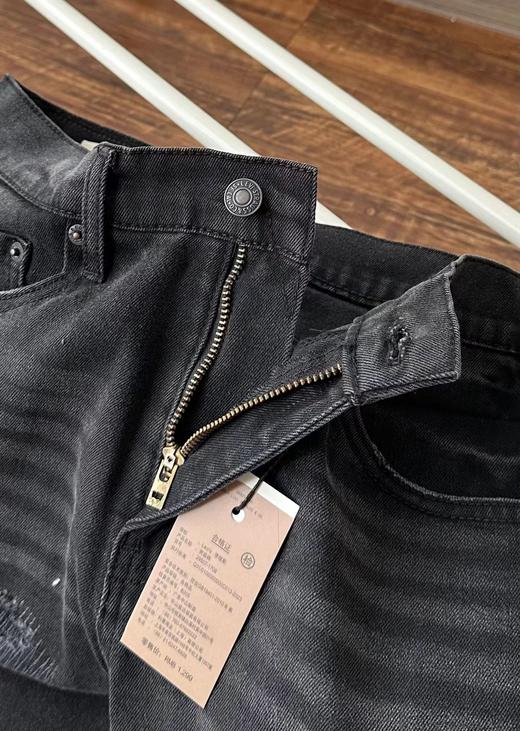 D111937高克重水洗全棉百搭休闲男士502牛仔裤 商品图5