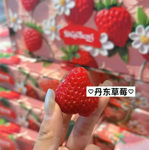 【丹东99草莓】明星产品，一定要尝一尝，娇艳欲滴，草莓娇嫩，部分果子有磕碰属正常现象，请勿介意 商品图7