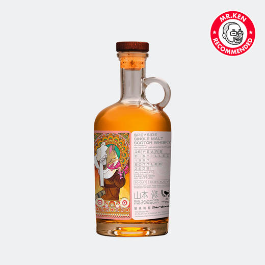 猫美术馆-悬崖上的石楠喵-英尺高尔(Inchgower) 1997-28年单桶单一麦芽苏格兰威士忌 商品图1