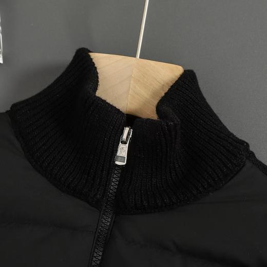 D111935男士拼接针织绗缝羽绒立领夹克外套羽绒服 商品图9
