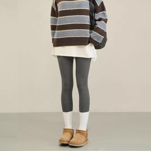 【高奢款打底裤】安第斯山羊绒晓星氨纶自发热九分打底裤 1123 轻柔包裹肉感腿型，提臀显瘦；14cm加宽高腰设计 平坦小腹 舒适不勒；纤腰+长腿+翘臀一件速刻 商品图7