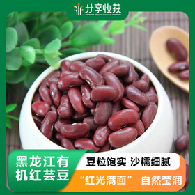 黑龙江有机红芸豆 | 豆粒饱实 沙糯细腻 回味绵长 | 公平贸易 * Heilongjiang organic red kidney bean