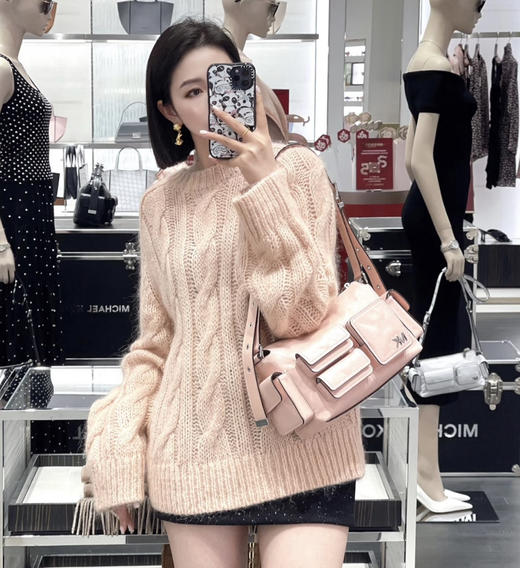 Cos女士羊毛绞花针织毛衣111902 商品图8