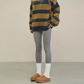 【高奢款打底裤】安第斯山羊绒晓星氨纶自发热九分打底裤 1123 轻柔包裹肉感腿型，提臀显瘦；14cm加宽高腰设计 平坦小腹 舒适不勒；纤腰+长腿+翘臀一件速刻