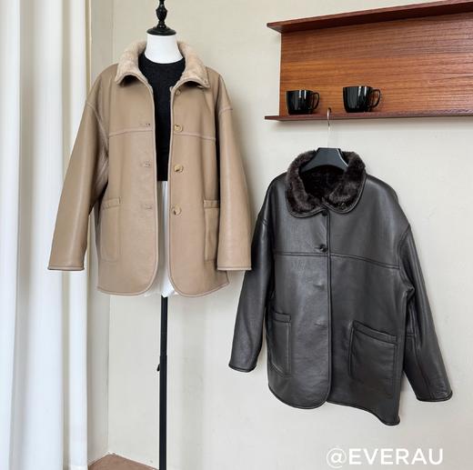 【澳洲品牌】EVERAU香草旋风双面皮衣EA8037 商品图4