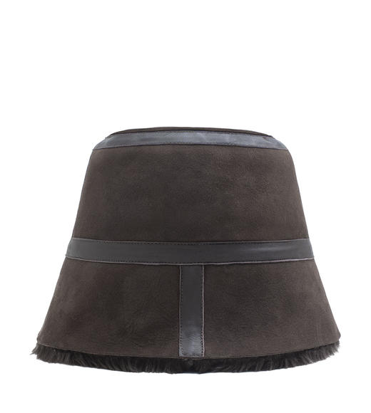 【澳洲品牌】EVERAU   羊皮毛拼接盆帽渔夫帽EAA042 商品图3