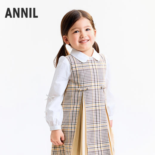 【实体店同款】女童翻领长袖上衣秋季新款安奈儿童装XG531355 商品图2