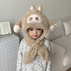 【YW】无忧购59元2件耳朵会动的拉布布儿童保暖帽子围巾二合一（截单后3-5天发货) 商品缩略图5
