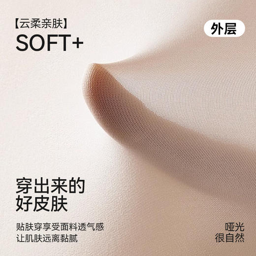 【视觉遮瑕不假白❗️柔软贴肤不起皱】光腿神器小红书同款女秋冬打底裤自然裸感双层加绒加厚连裤袜。ja 商品图1