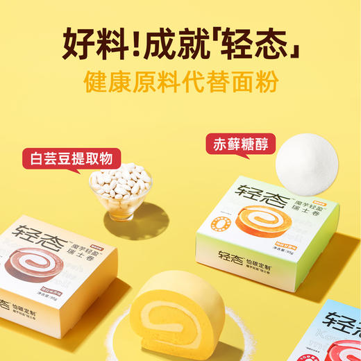 【❄️双12史低价】【89任选9盒】【预售5天】【冷链产品不支持退换货】轻态魔芋瑞士卷 红丝绒/提拉米苏/杨枝甘露 95g/盒 商品图3