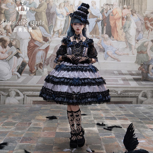 【全款预售】安东尼蛋糕日常OP 教堂彩窗 古典玩偶 Lolita 商品图5