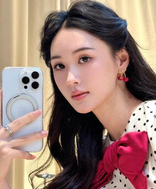 红樱桃项链/耳钉 商品图6