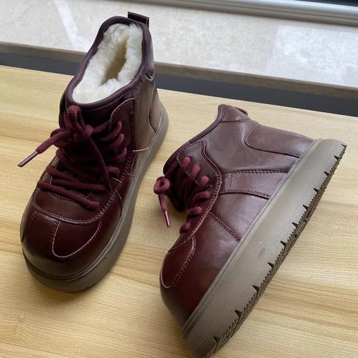 D111903卡皮巴拉丑萌款皮毛一体雪地靴加厚防水轻便保暖厚底休闲鞋 商品图8