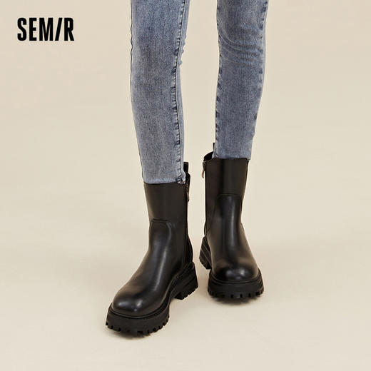 森马·男女靴子｜时尚高颜值，厚底增高，巨显气质！ 商品图1