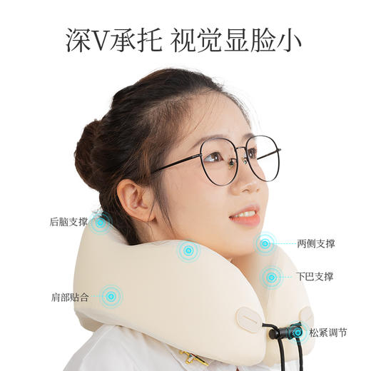【旅行枕】U型枕护颈旅行便携长途出行办公午睡枕 商品图2
