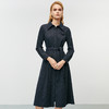 EITIE爱特爱冬季新款气质通勤OL百搭显瘦收腰毛呢连衣裙8007714 商品缩略图1